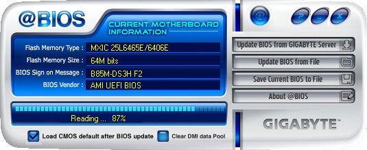 Как обновить BIOS Gigabyte