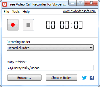Free Video Call Recorder for Skype — как записать видео в Скайпе