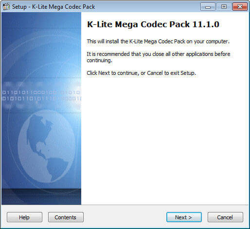 Установка K-Lite Codec Pack