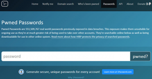 Have I Been Pwned — проверка на взлом почты и паролей