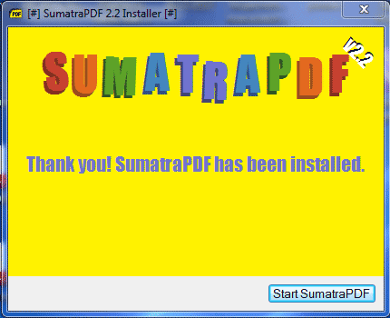 Sumatra PDF — бесплатный просмотрщик PDF